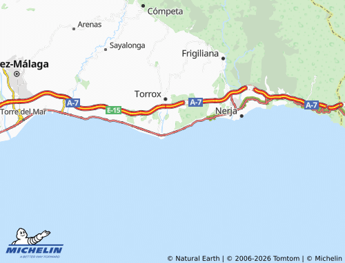 MICHELIN-Landkarte Torrox-Costa - ViaMichelin