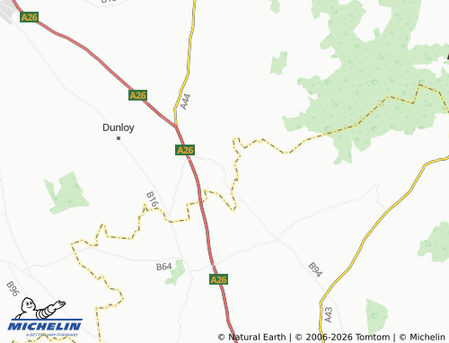 MICHELIN Cloughmills map - ViaMichelin