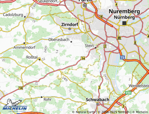 MICHELIN Loch map - ViaMichelin