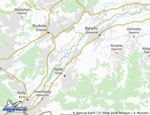 Mappa MICHELIN Miliieve - ViaMichelin