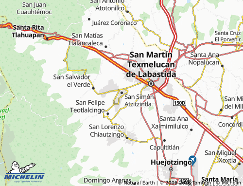 Mapa MICHELIN San Simón Atzitzintla - ViaMichelin