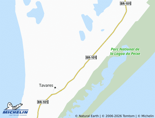 Mapa MICHELIN Tapera - ViaMichelin