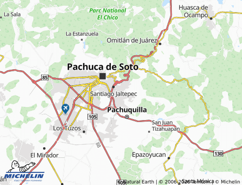 MICHELIN Los Álamos map - ViaMichelin