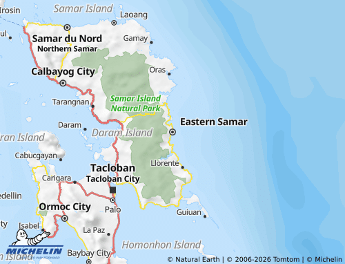 Mappa MICHELIN Eastern Samar - ViaMichelin