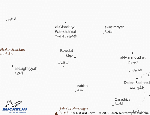 MICHELIN-Landkarte Rawdat - ViaMichelin