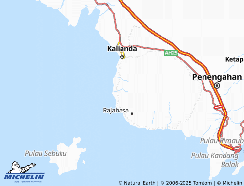 MICHELIN Canggung map - ViaMichelin