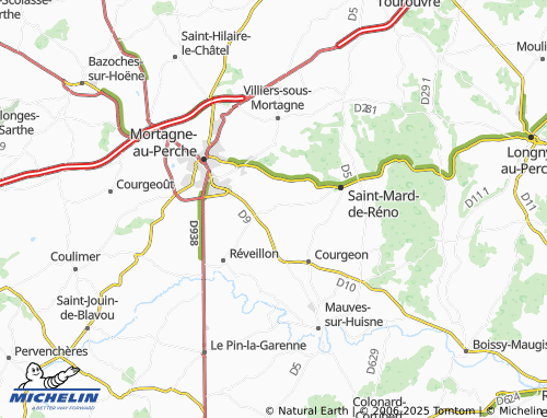 MICHELIN Loisail map - ViaMichelin