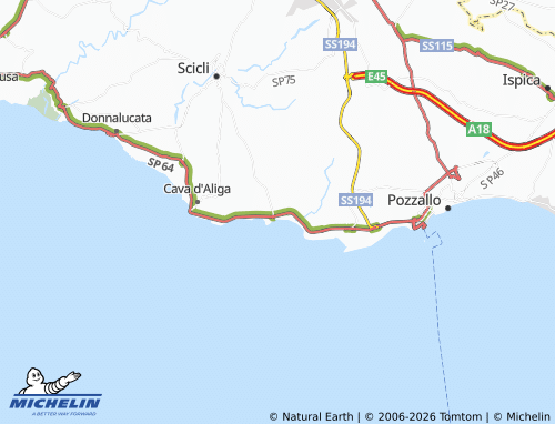 Carte MICHELIN Sampieri - ViaMichelin