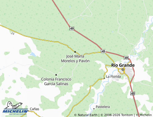 Mappa MICHELIN Nueva Independencia - ViaMichelin