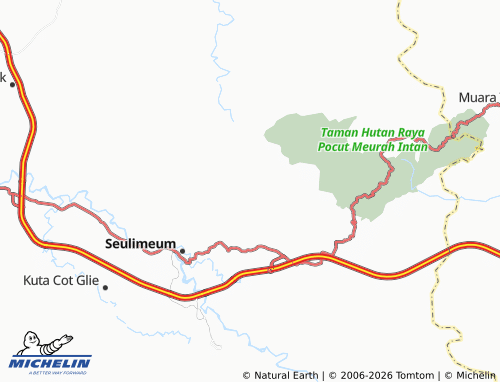 MICHELIN Iboh Tanjong map - ViaMichelin