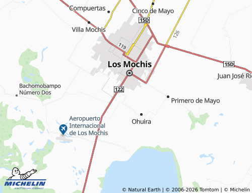 MICHELIN-Landkarte Ricardo Flores Magón - ViaMichelin