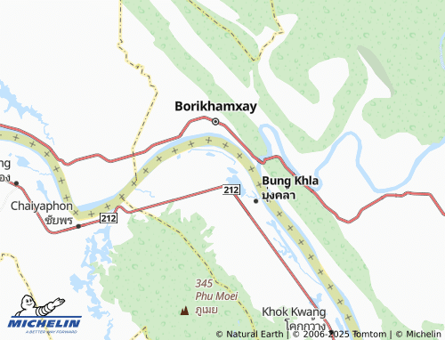 MICHELIN Nong Doen map - ViaMichelin