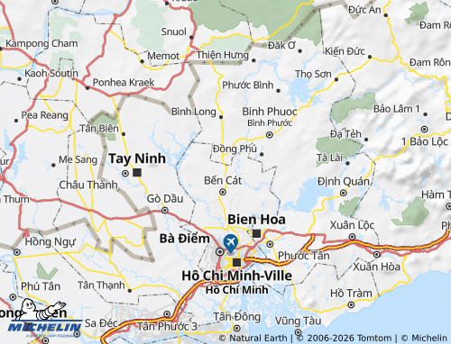 Mapa MICHELIN Bàu Bàng - ViaMichelin