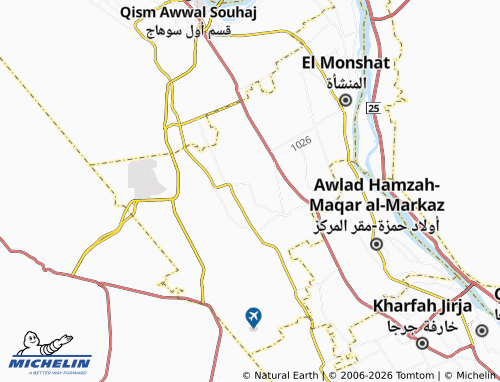 Kaart MICHELIN al-'Amayidah al-Sharqiyyah - ViaMichelin