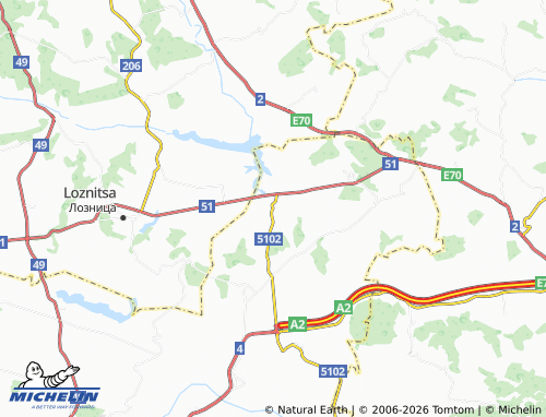 Mappa MICHELIN Mirovets - ViaMichelin