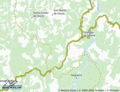 Kaart MICHELIN Trabada - ViaMichelin