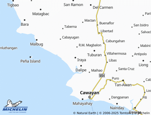 MICHELIN Iraya map - ViaMichelin
