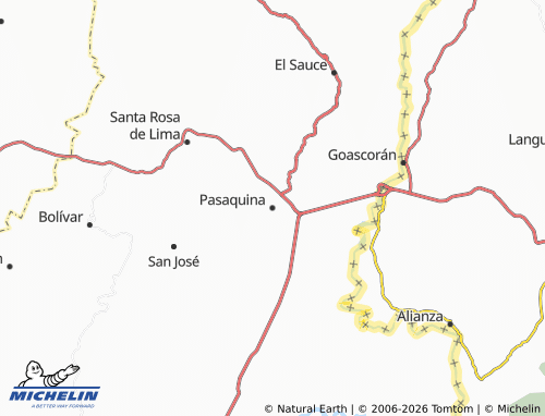 Mapa MICHELIN Pasaquina - ViaMichelin
