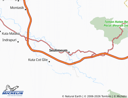 MICHELIN Kayee Adang map - ViaMichelin