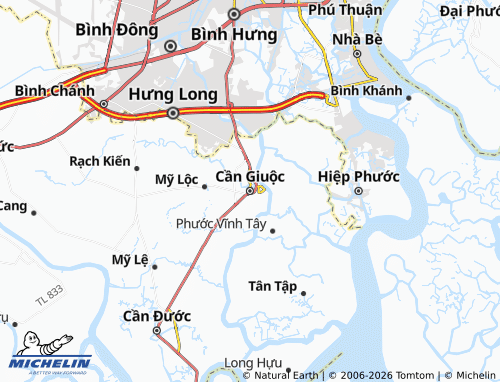 Mapa MICHELIN Cần Giuộc - ViaMichelin