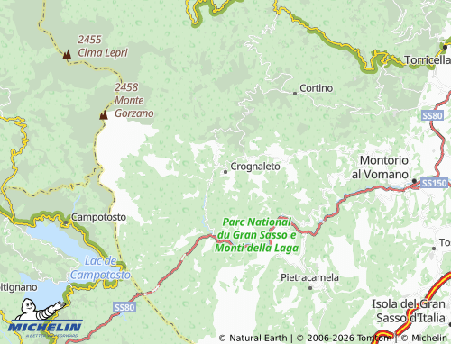 Mapa MICHELIN Crognaleto - ViaMichelin