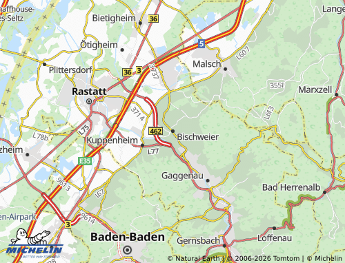 Mapa MICHELIN Bischweier - ViaMichelin