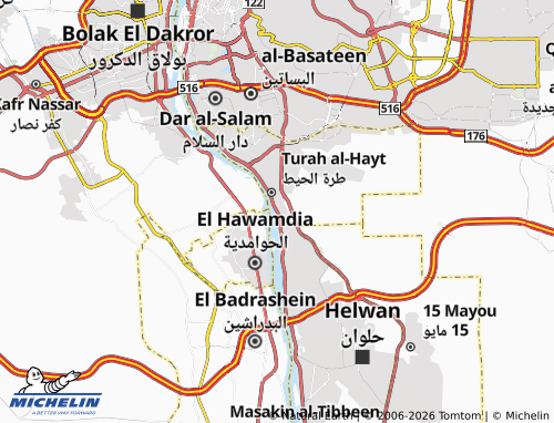 Carte MICHELIN Turah al-'Asmant - ViaMichelin