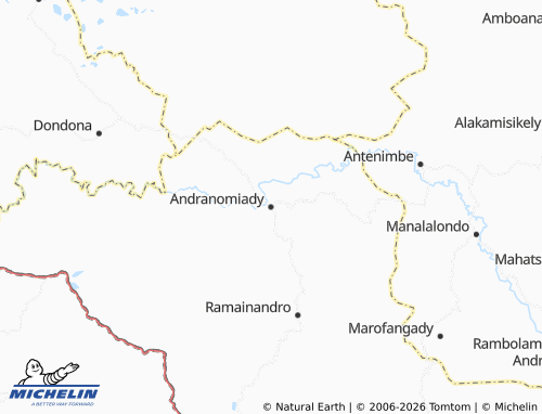 Mappa MICHELIN Andranomiady - ViaMichelin