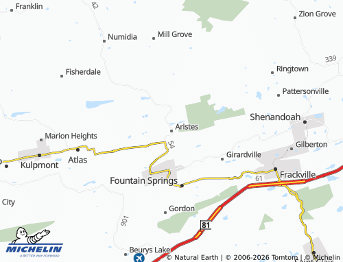 Carte MICHELIN Aristes - ViaMichelin