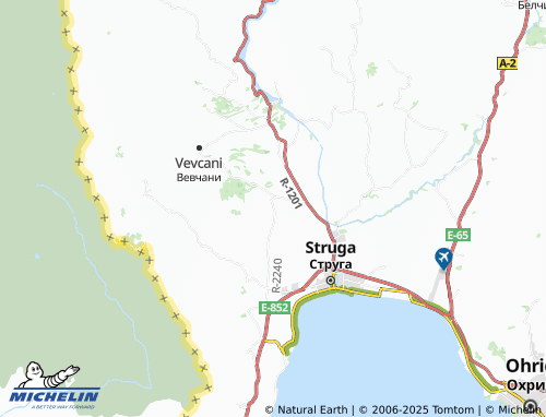 MICHELIN Dolna Belica map - ViaMichelin