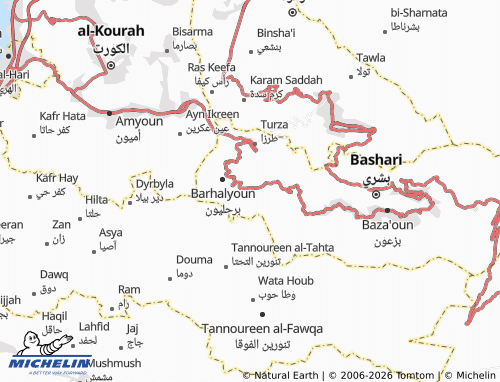 Carte MICHELIN Qanat - ViaMichelin
