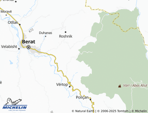 MICHELIN Karkanjoz map - ViaMichelin