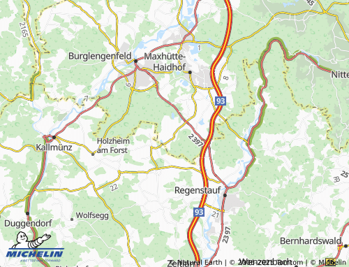 MICHELIN-Landkarte Pirkensee - ViaMichelin