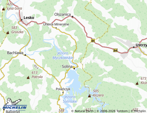 Carte MICHELIN Bóbrka - ViaMichelin
