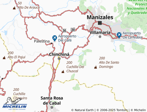 Carte MICHELIN Nueva Primavera - ViaMichelin