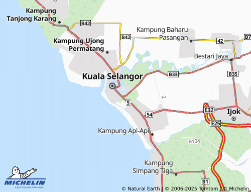 MICHELIN Taman Laksamana map - ViaMichelin