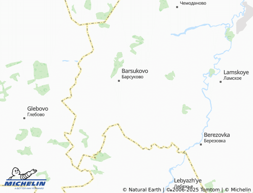 MICHELIN Lesnyye Lokottsy map - ViaMichelin