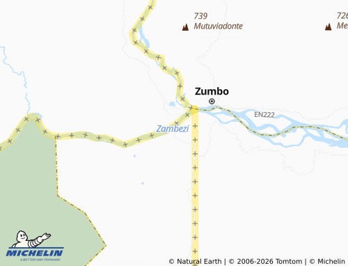 MICHELIN Kanyemba map - ViaMichelin