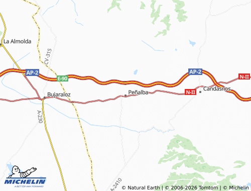 MICHELIN Peñalba map - ViaMichelin
