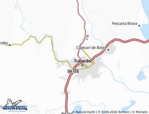 Mapa MICHELIN São Bernardo - ViaMichelin