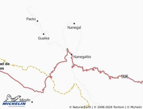 MICHELIN Nanegalito map - ViaMichelin