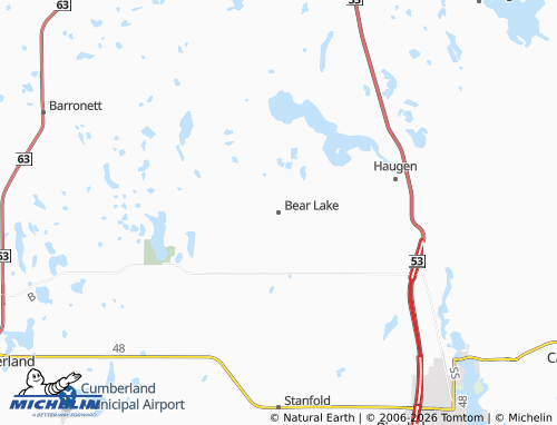 Kaart MICHELIN Bear Lake - ViaMichelin