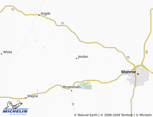 Kaart MICHELIN Jordan - ViaMichelin