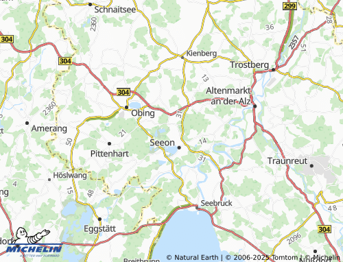 MICHELIN-Landkarte Engering - ViaMichelin
