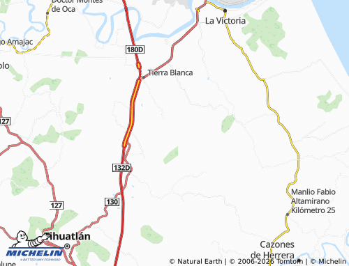 Mapa MICHELIN Macuiltépetl - ViaMichelin