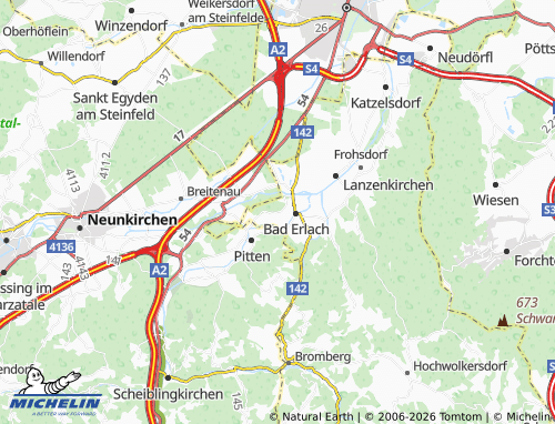 MICHELIN Linsberg map - ViaMichelin