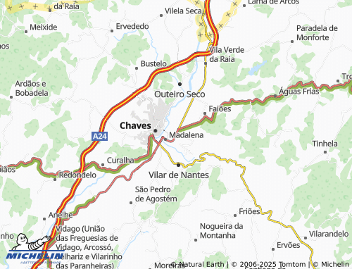 Mapa MICHELIN Campo de Cima - ViaMichelin