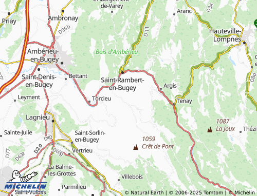 Mappa MICHELIN Blanaz - ViaMichelin