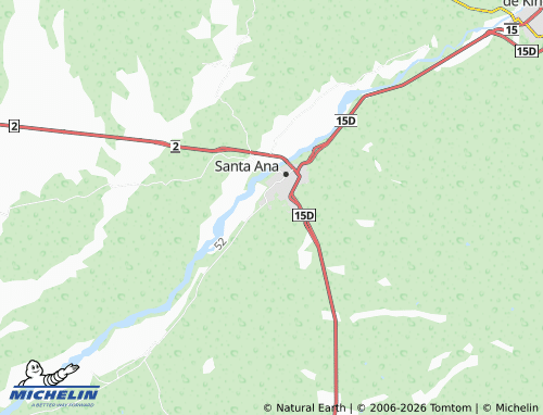 MICHELIN Santa Cecilia map - ViaMichelin