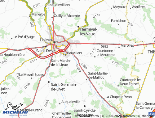 MICHELIN Glos map - ViaMichelin